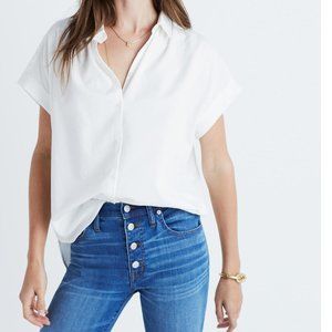 Madewell Central Shirt in Pure White